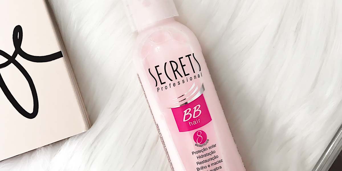 Termo protetor BB Hair spray bifásico da Secrets Professional.
