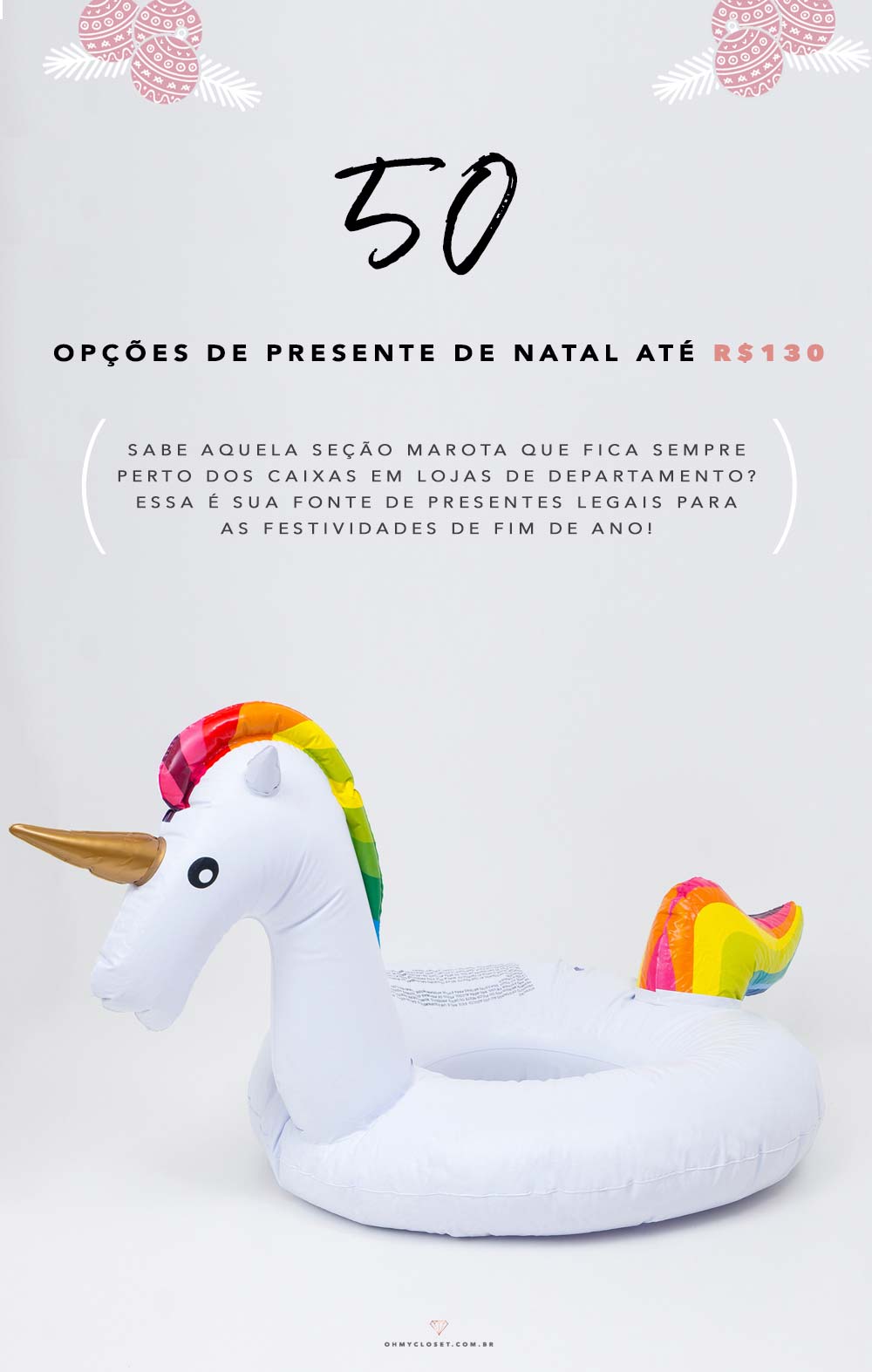 50 Ideias de Presente de Natal por Menos de 130 reais - Oh My Closet!