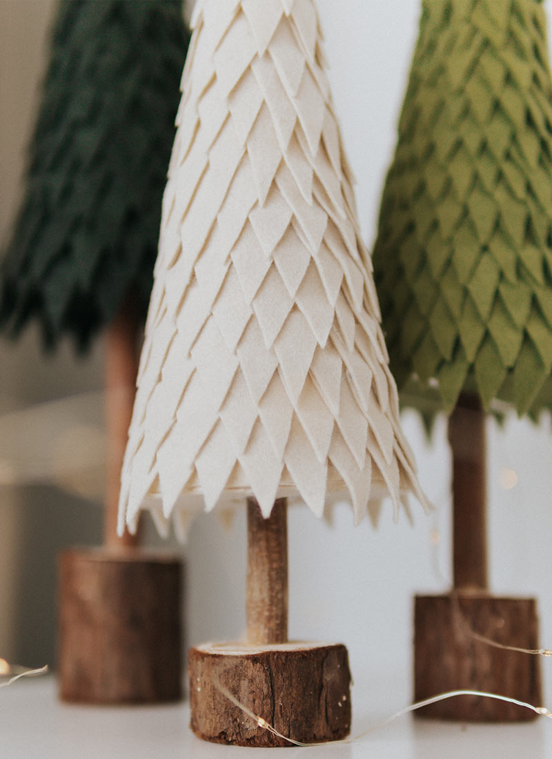 DIY Mini Árvore de Natal de Feltro - Christmas Series Vol. 3 - Oh My Closet!