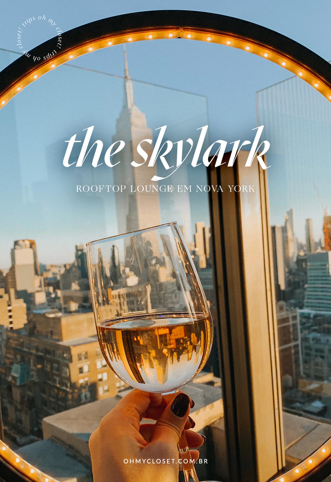 Skylark NY com vista para o empire state.